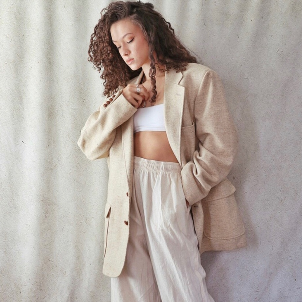 Oversized Wool Blazer